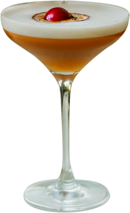Cherry Bakewell Martini at The Parlour cocktail bar Nottingham